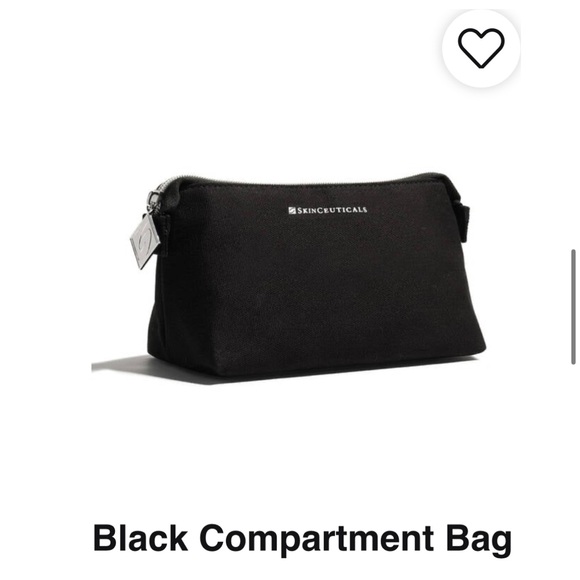 SkinCeuticals Handbags - SKINCEUTICALS NEW Black Internal Compartment Make Up Bag Cosmetic Toiletry
